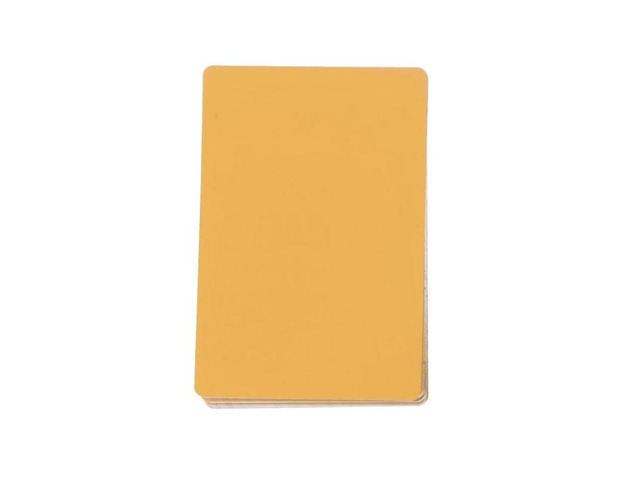 FOR 50Pack Thick 0.18mm Business Cards Blanks Colored Finish Aluminum Metal Roun