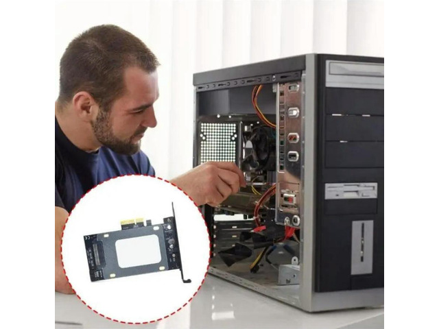 FOR SFF-8639 To PCIE 4X Expansion Card PCIe 4X Slot PCIE Adapter Card Support for 2.5inch SSDs Attachment