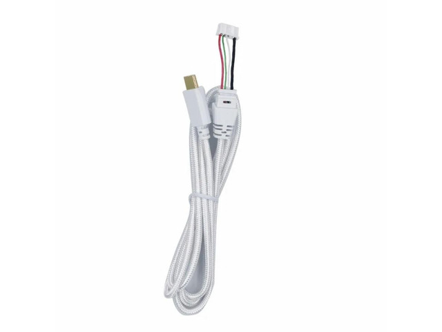 FOR Headphone Cable Line DIY Replacement Cord Lead for / S USB-C Gaming Headset Cable, Black / White