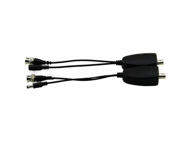 FOR 1 Channel Power Over Coax System For CCTV Cameras AHD/CVI Video Power Supply Coaxial Video Transmitters Up to 400M