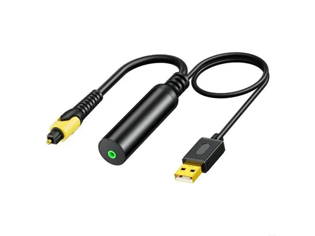 FOR 3.5mm to SPDIF Converter Analog to Digital Sound Adapter for Enhanced Sound Optical Output 3.5mm to Optical Cable for TV