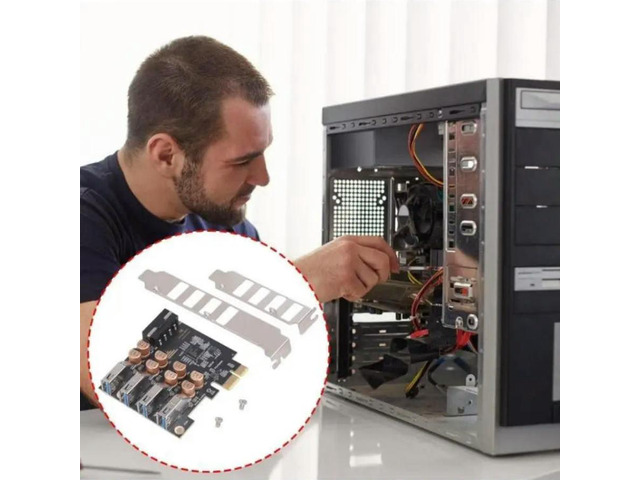 FOR USB PCIE Expansion Card 5Gbps Front Panel PCIe to 4 Port USB 4Pin Extended A