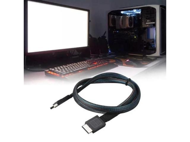 FOR Professional SFF 8611 PCIe Cable 50cm Length OCuLink SFF-8611 Male to SFF-8611 Male Connector Cord