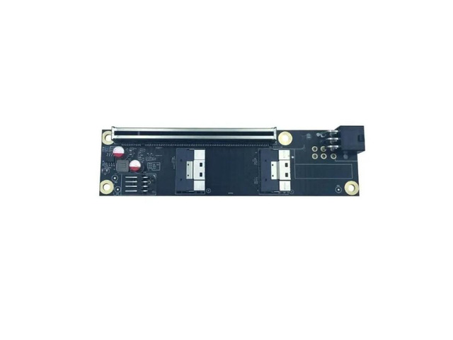 FOR PCIExpress X16 To SlimSAS SFF 8654 8i Converters Adapters For GPU SSDs Expansion