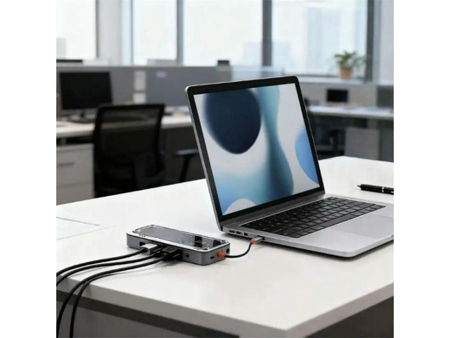 FOR Type C Docking Station to HDTV Output Gigabit Ethernet Port TF Card Reader S