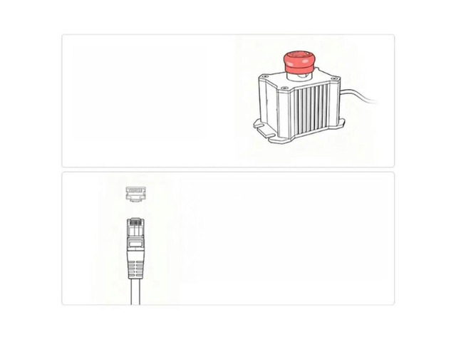 FOR Ergonomic Design Emergency Stop Component with Aluminum Construction & High 