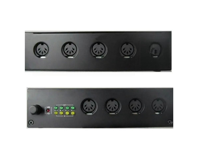 FOR Plastic USB Interfaces Hubs 4 In 4 Out for Portable Use in Music Production 