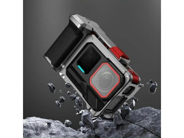 FOR Action Camera Stabilizer Aluminum Frame Comfortable Metal Frame Protective Frame Cage Cold Shoe Holder For 1/2
