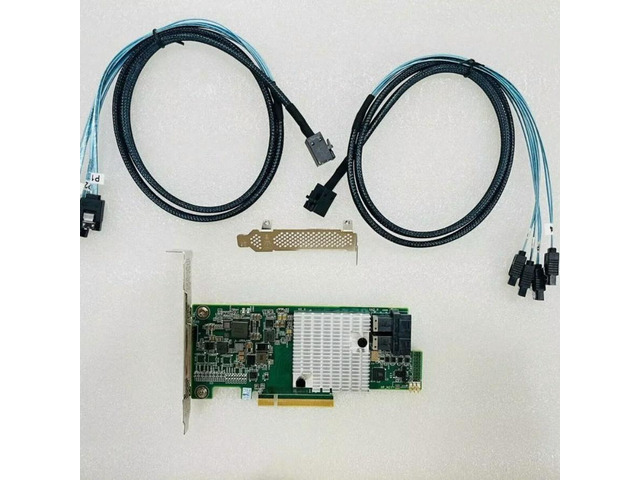 FOR INSPUR 9300-8I YZCA-00424 SAS3008 12Gbps HBA IT Mode ZFS NAS unRAID+2*SFF-86