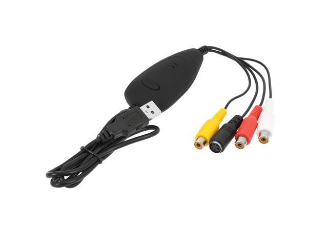 USB 2.0 Video Capture HD Video Converter Recorder Convert Analog Video Audio to Digital Format for Windows 7 8 10