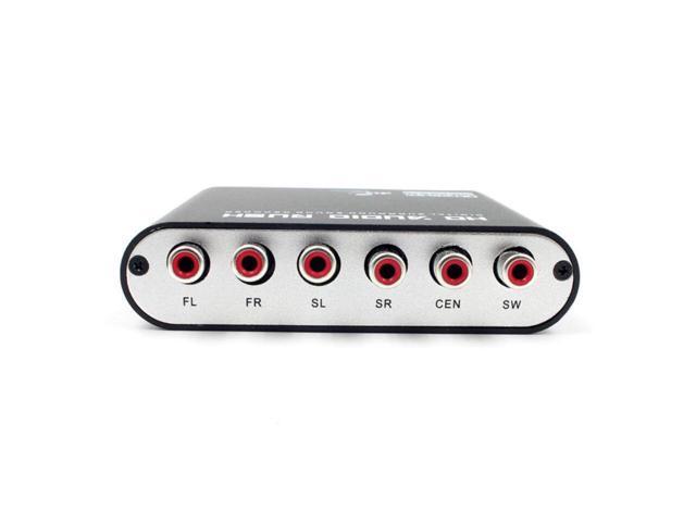 5.1 Rush Digital Sound Decoder DTS / AC3 Dolby SPDIF Input to channel Digital Audio Converter with Optical SPDIF Coaxial Dolby AC3 DTS stereo(R/L).