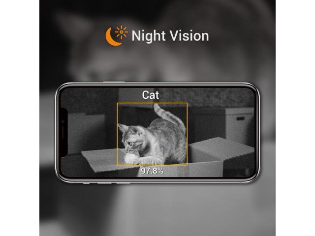 Introducing the most cutest Indoor Security Camera for Pets Petite (Blue)+ + 1yr Subscription to 30-day Continuous Video Recording in the cloud...