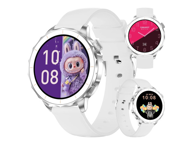 Littlefat 1.32' Smart Watch for Men Women (Make/Receive Calls), AMOLED Display, 