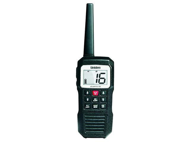 Atlantis 155 Handheld TwoWay VHF Marine Radio Floating IPX7 Submersible Waterproof DualColor Screen All USAInternationalCanadian Marine Channels...