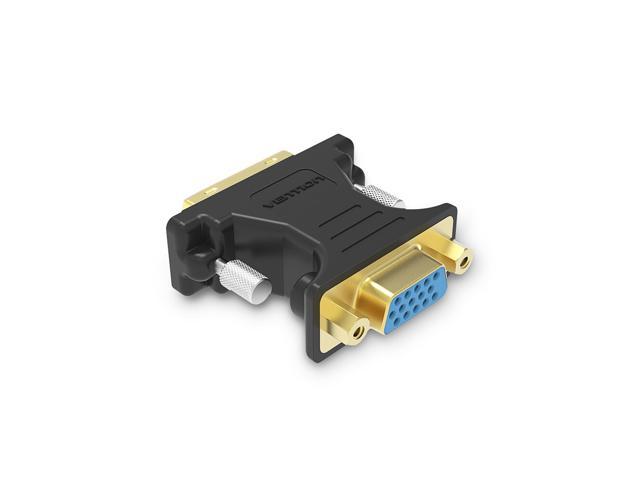 VENTION DVI to VGA Adapter DVI 24+5 Male to VGA Female Converter 1080P HD Gold-plated Adapter for PC Displayer Projector