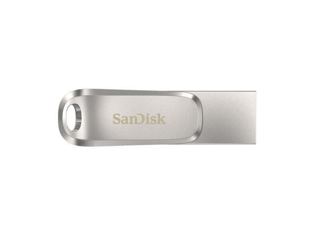 SanDisk SDDDC4 128GB OTG USB3.1 Type-C Metal U Disk Type-C/Type-A Rotatable Dual-port USB Flash Drive up to 150MB/s Read Speed