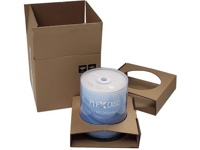 PlexDisc CD-R 700MB 80 Minute 52x Recordable - 100 Pack Cake Box 631-805-BX, 100 Discs