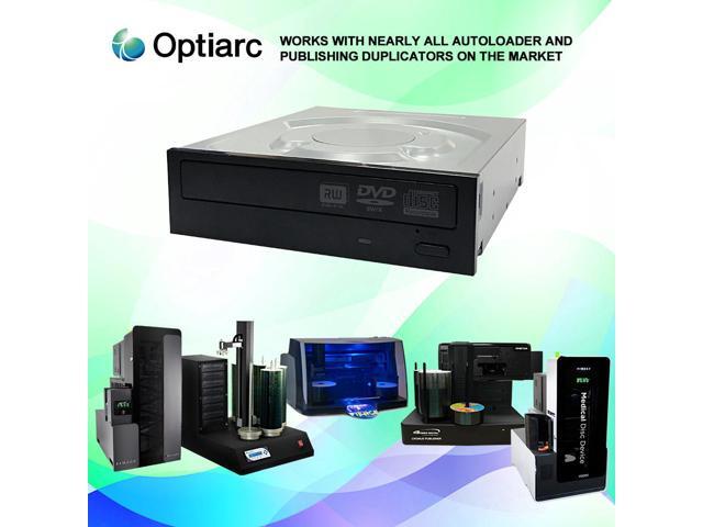 Optiarc 5280S-CB-ROBOT 24X SATA Internal CD DVD Optical Drive Burner with Extended Tray for Compatibility with Robotic autoloaders (BULK)