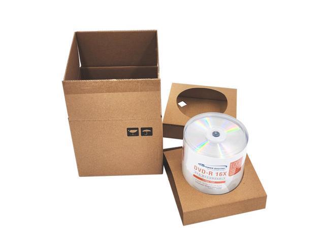 Vinpower Digital DVD-R 4.7GB 16x Silver Top Recordable Media - 100 Disc Cake Box Spindle