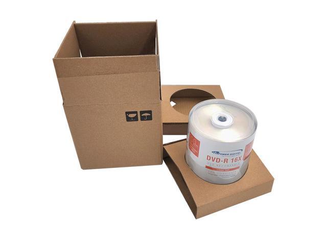 Vinpower Digital DVD-R 4.7GB 16x Branded Logo Recordable Media Disc - 100 Disc Cake Box Spindle FFP 132-815-BX