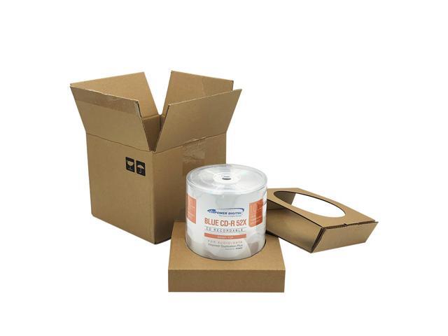 Vinpower Digital Blue AZO CD-R 700MB 52X Shiny Silver Top Recordable Media Disc - 100pk Cake Box 16M-115-BX (FFB), 100 Discs