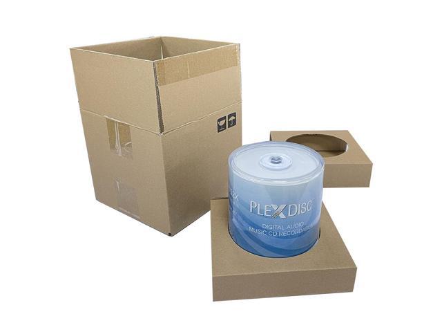 PlexDisc 52x Digital Audio Music CD-R Disc 700MB White Inkjet Printable - 100 PK Spindle (FFP), 100 Discs