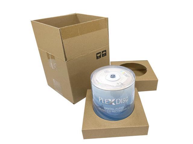 PlexDisc 52x 700 MB Digital Audio Music CD-R for Reliable Audio Recording and Playback, 100 Discs