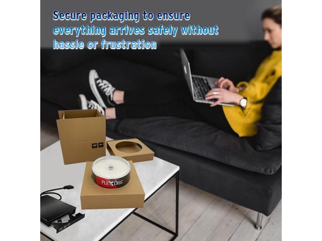 PlexDisc TY Series DVD-R 16X 4.7GB White Inkjet Hub Printable DVD-R - 50 Discs Cake Box