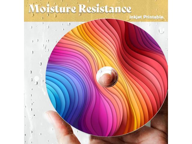 PioData DVD-R 4.7GB 16X Moisture Resistant White Inkjet Hub Printable - 100 Disc Cake Box Spindle