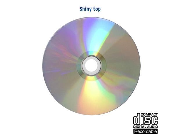 Optical Quantum Digital Audio Silver Top 700MB 52x Blue AZO CD-R with Noise Free Playback for Optimal Audio Music recording, 100 Discs