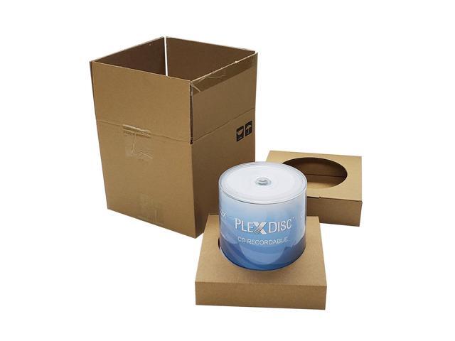 PlexDisc 52X 700MB White Thermal Hub Printable CD-R 100 Packs Disc Model 631-415-BX
