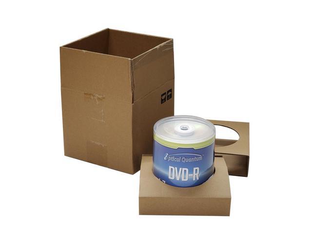 Optical Quantum DVD-R 4.7GB 16x Logo Top Media Disc 100pk Cake Box OQDMR16LT-BX, 100 Discs