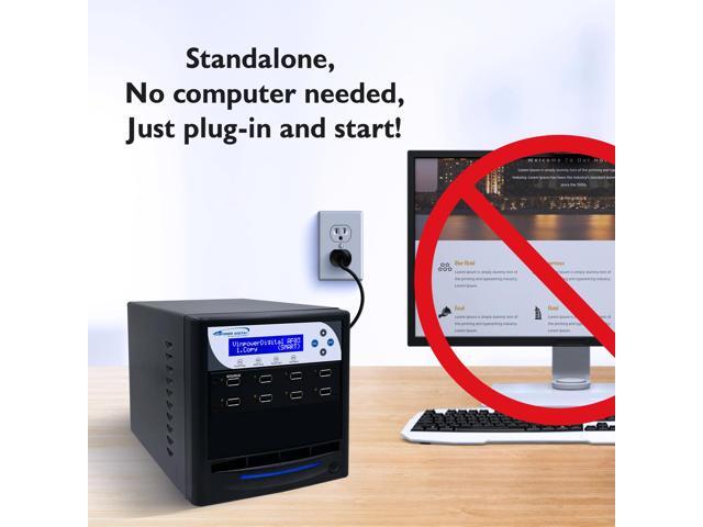 Vinpower Compact USB 1 to 7 Multiple Pen Drive Memory Card USB Duplicator/Copier with Asynchronous Duplication