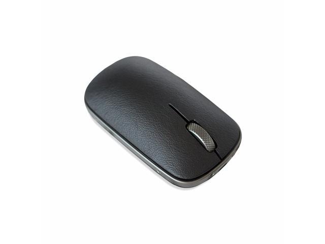 AZIO Retro Classic Bluetooth Mouse - Genuine Leather Topped with Pixart Precision Tracker Colour Gunmetal (RM-RCM-L-04)
