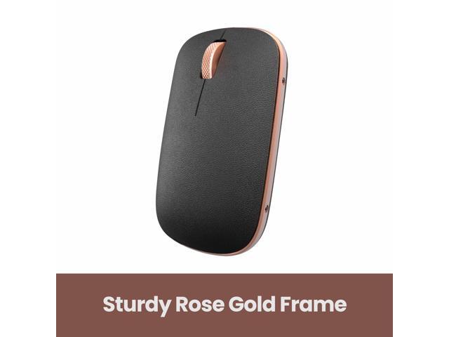 AZIO Retro Classic Bluetooth Mouse - Genuine Leather Topped with Pixart Precision Tracker Colour Artisan (RM-RCM-L-03)