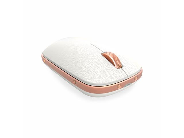 AZIO Retro Classic Bluetooth Mouse - Genuine Leather Topped with Pixart Precision Tracker Colour Posh (RM-RCM-L-02)
