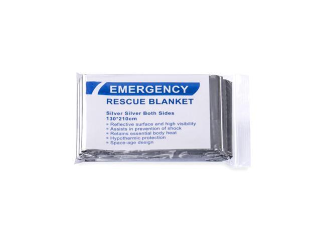 Intsupermai 84' X52' 8 Pack Emergency BLANKET Thermal Survival Rescue Blanket Safety Insulating Mylar Hiking Outdoors Camping Emergency Space