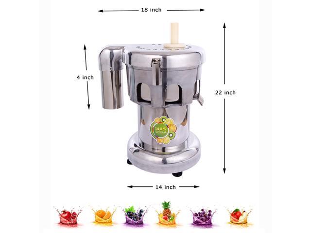 Intsupermai 110V 750W Commercial Fruit and Vegetable Juicer Automatic Centrifugal Extractor