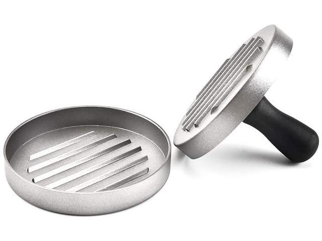 Intsupermai Aluminum Hamburger Press Stuffed Meat Grill Burger Patty Maker Tool