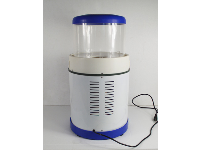 Intsupermai Fully Automatic Ice Crusher Electric Ice-cube Shaving Machine Snow Cone Maker Grinder for Commercial Use with Dust Cover