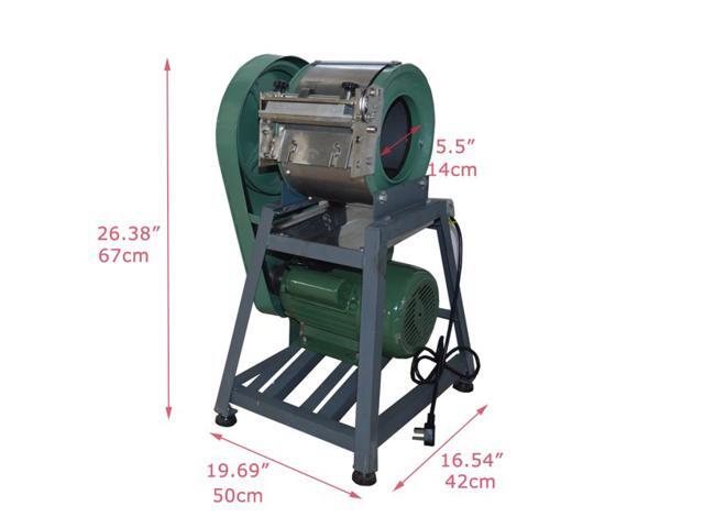 Intsupermai Commercial Electric Vegetable Cutter Slicer Machine for Restaurant Kitchen Chopper Cutting (220V, Simple Type)