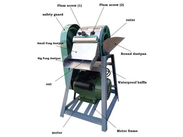 Intsupermai Commercial Electric Vegetable Cutter Slicer Machine for Restaurant Kitchen Chopper Cutting (220V, Simple Type)