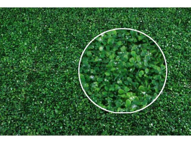 Intsupermai 23.6'x15.7' Artificial Hedge Privacy Fence Wall Background Panels Realistic Leaves Milan Grass Decoration