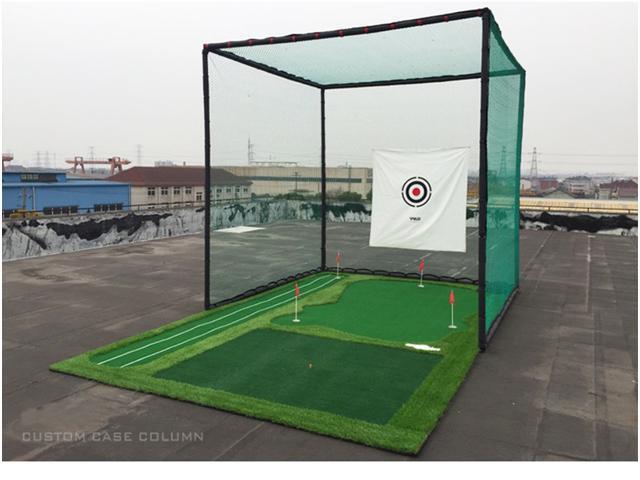 Intsupermai Golf Cage Hitting Net Golf Chipping Practice Net Driving Range for Indoor and Outdoor Golf Training