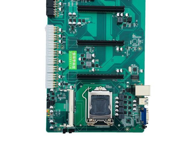 B85 Main board mine board - In-line Eight-card BTC Multi-graphics 8-card Motherboard - Large Spacing Motherboard - Mine Board