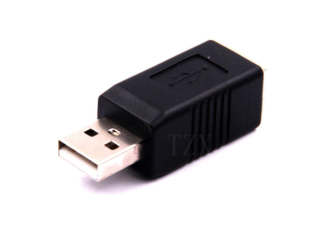 1pcs Hot Sale USB 2.0 A Male to USB B Female Adapter Converter Adaptor for External Hard Disk Printer or Scanner