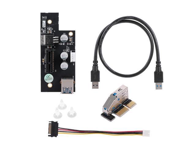 PCI Express Extension Cord PCI-E 1X to 1x/4x/8x/16x Extension Card Adapter Card LED indicator design Adapter Card