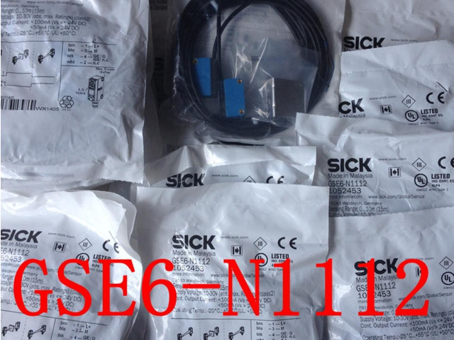 GSE6-N1112 (GS6-D1311 + GE6-N1111) Sick Photoelectric Switch Sensor 100%