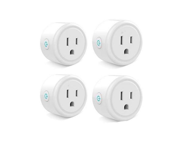 Smart plug Mini Wifi Outlet Compatible with Alexa Google Home & IFTTT No Hub Required Remote Control your home appliances from photo
