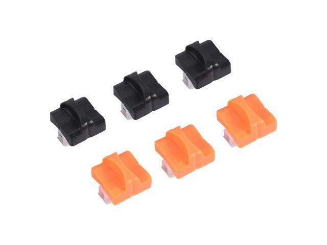 FOR 6 Pcs Paper Trimmer Replacement Blades Craft Paper Cutting Replacement Blades for A4 Paper Cutter(Orange Black) photo